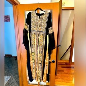 Palestinian style dress with tatreez
